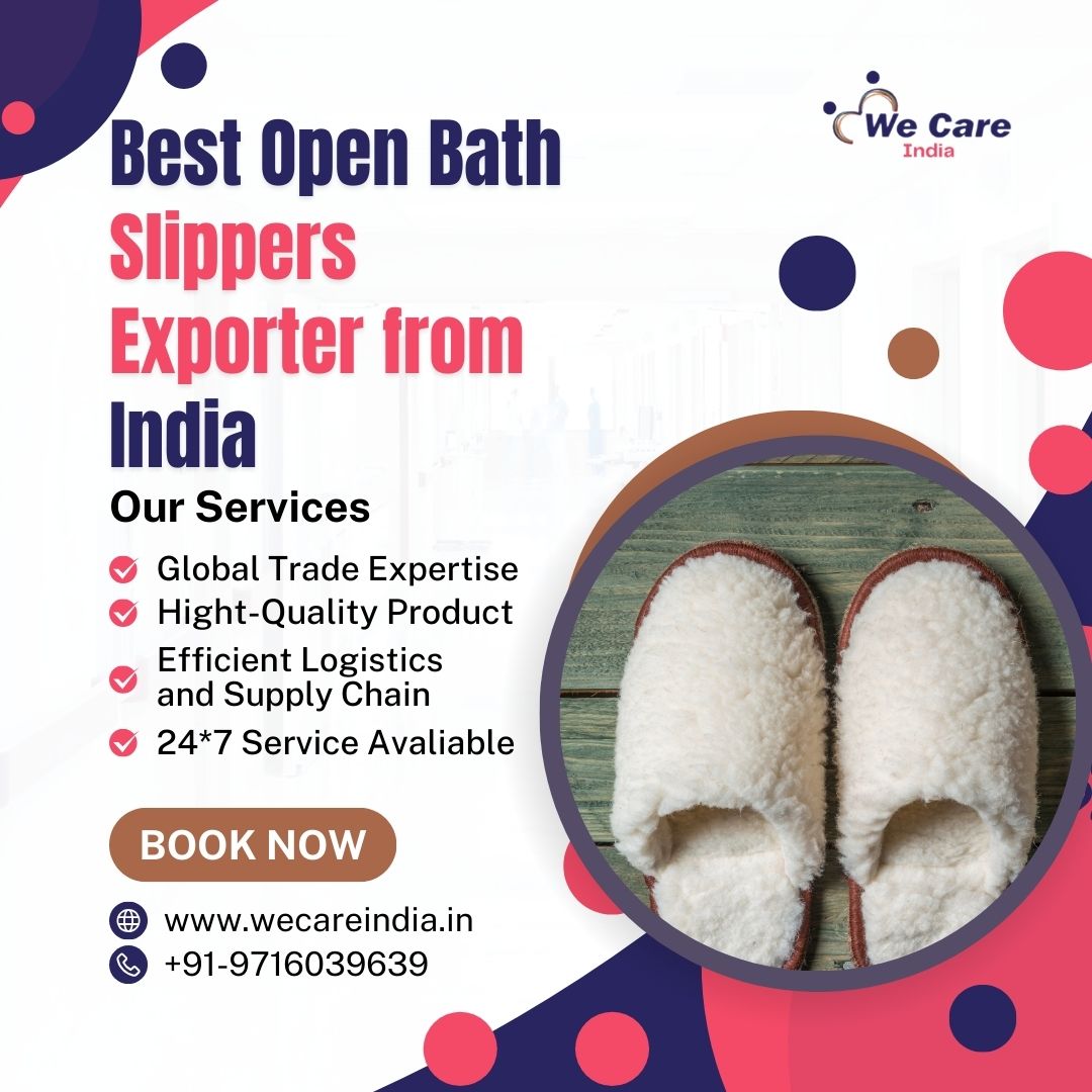Best Open Bath Slippers Exporter from India